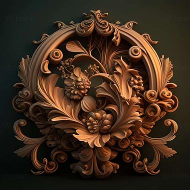 3D model rococo (STL)